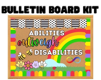Autism Acceptance Theme Bulletin Border, Bulletin Board Border, Printable Classroom Decorations, PDF Format