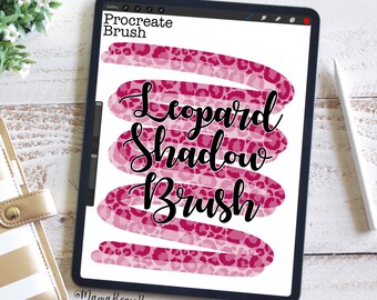 Leopard Shadow Brush, Procreate Brush, Procreate Accessories, iPad Art, Graphic Design, Digital Art, Graphic Arts
