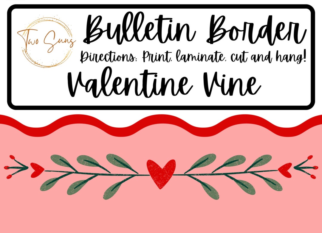 Classroom Bulletin Border, Bulletin Board Border, Printable Classroom