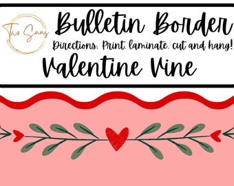 Classroom Bulletin Border, Bulletin Board Border, Printable Classroom Decorations, PDF Format