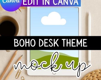 iPad Mockup for Canva | Drag-and-Drop Frame | Teacher Resource Display | Digital Educational Mock Ups | TPT Seller Resources