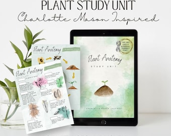 Plant Study Unit, Charlotte Mason Inspired, Homeschool Lesson, Christian Lesson Plans, Unit Study, Homeschool