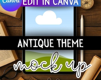 iPad Mockup for Canva | Drag-and-Drop Frame | Teacher Resource Display | Digital Educational Mock Ups | TPT Seller Resources