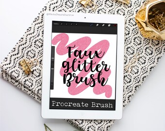 Glitter Brush, Procreate Brush, Procreate Accessories, iPad Art, Graphic Design, Digital Art, Graphic Arts