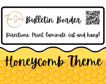 Classroom Bulletin Border, Printable Bulletin Board Border | Digital Classroom Decor | 8.5x11” PDF | Teacher Bulletin Trim