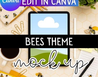 iPad Mockup for Canva | Drag-and-Drop Frame | Teacher Resource Display | Digital Educational Mock Ups | TPT Seller Resources
