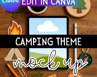 iPad Mockup for Canva | Drag-and-Drop Frame | Teacher Resource Display | Digital Educational Mock Ups | TPT Seller Resources