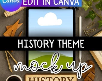 iPad Mockup for Canva | Drag-and-Drop Frame | Teacher Resource Display | Digital Educational Mock Ups | TPT Seller Resources