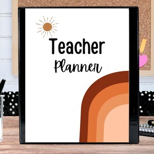 Undated Teacher Planner: Printable Homeschool Resources (PDF)