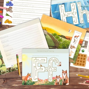 Charlotte Mason Handwriting & Tracing Unit: K-2 Homeschool (PDF)