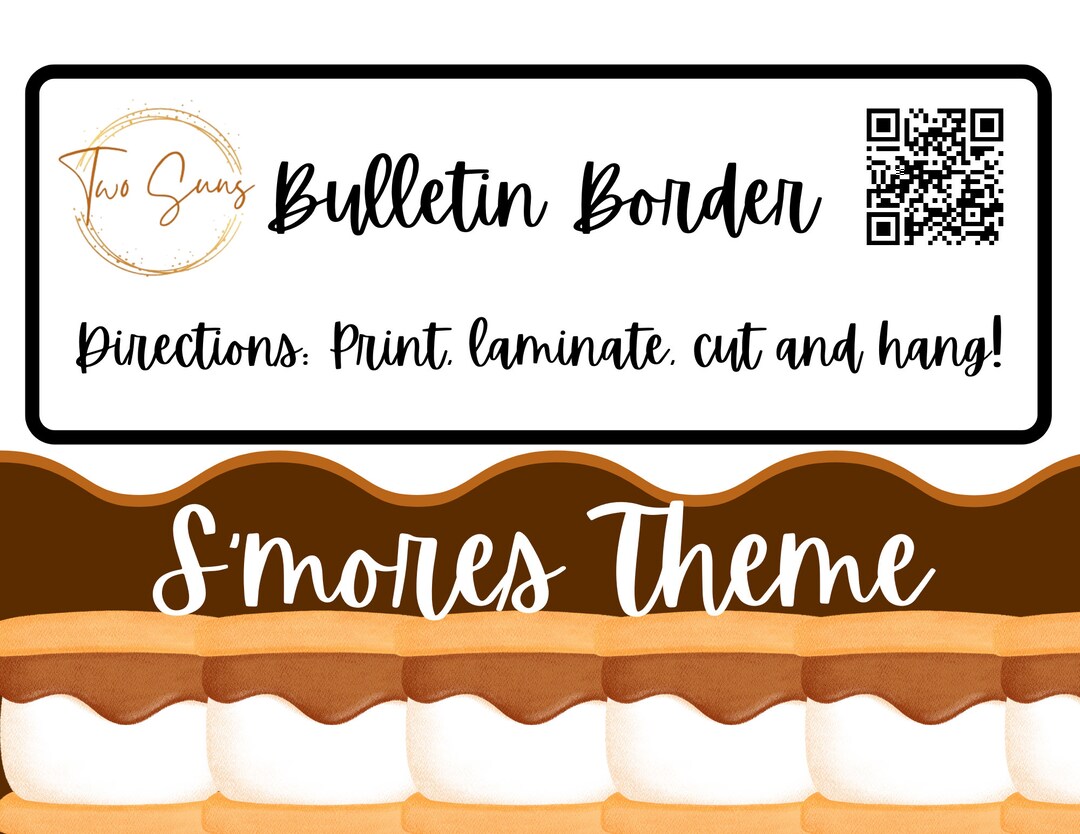 Bulletin Border, Bulletin Board Border, Printable Classroom Decorations ...