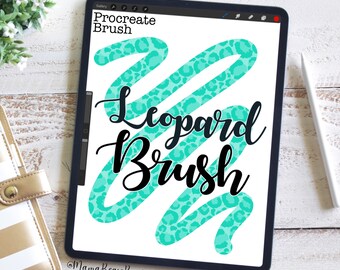 Leopard Brush, Procreate Brush, Procreate Accessories, iPad Art, Graphic Design, Digital Art, Graphic Arts