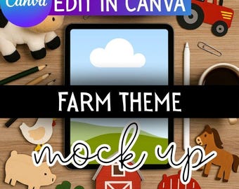 iPad Mockup for Canva | Drag-and-Drop Frame | Teacher Resource Display | Digital Educational Mock Ups | TPT Seller Resources