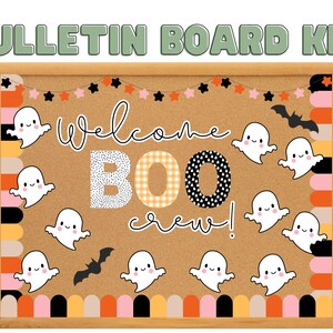 Herbst Klassenzimmer Pinnwand Kit: Gruselige Geister Deko (Digitaler Download)