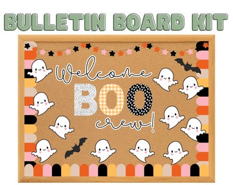 Fall Bulletin Board Kit, Printable Bulletin Board Decorations, Classroom Decor, Modern Classroom Decorations