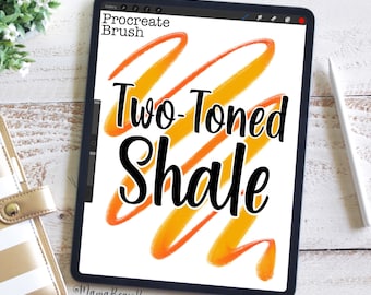 Two-Toned Shale, Procreate, Procreate Brush, Procreate Accessories, iPad Art, Graphic Design, Digital Art, Graphic Arts