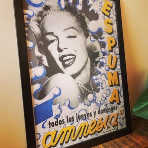 Amnesia Ibiza Espuma Early 90’s Flyer Poster (A2)
