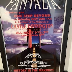 Fantazia Castle Donnington 1992 Rave Poster (A2) - Etsy