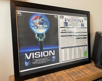 Vision Rave Flyer Poster 1992 (A2)