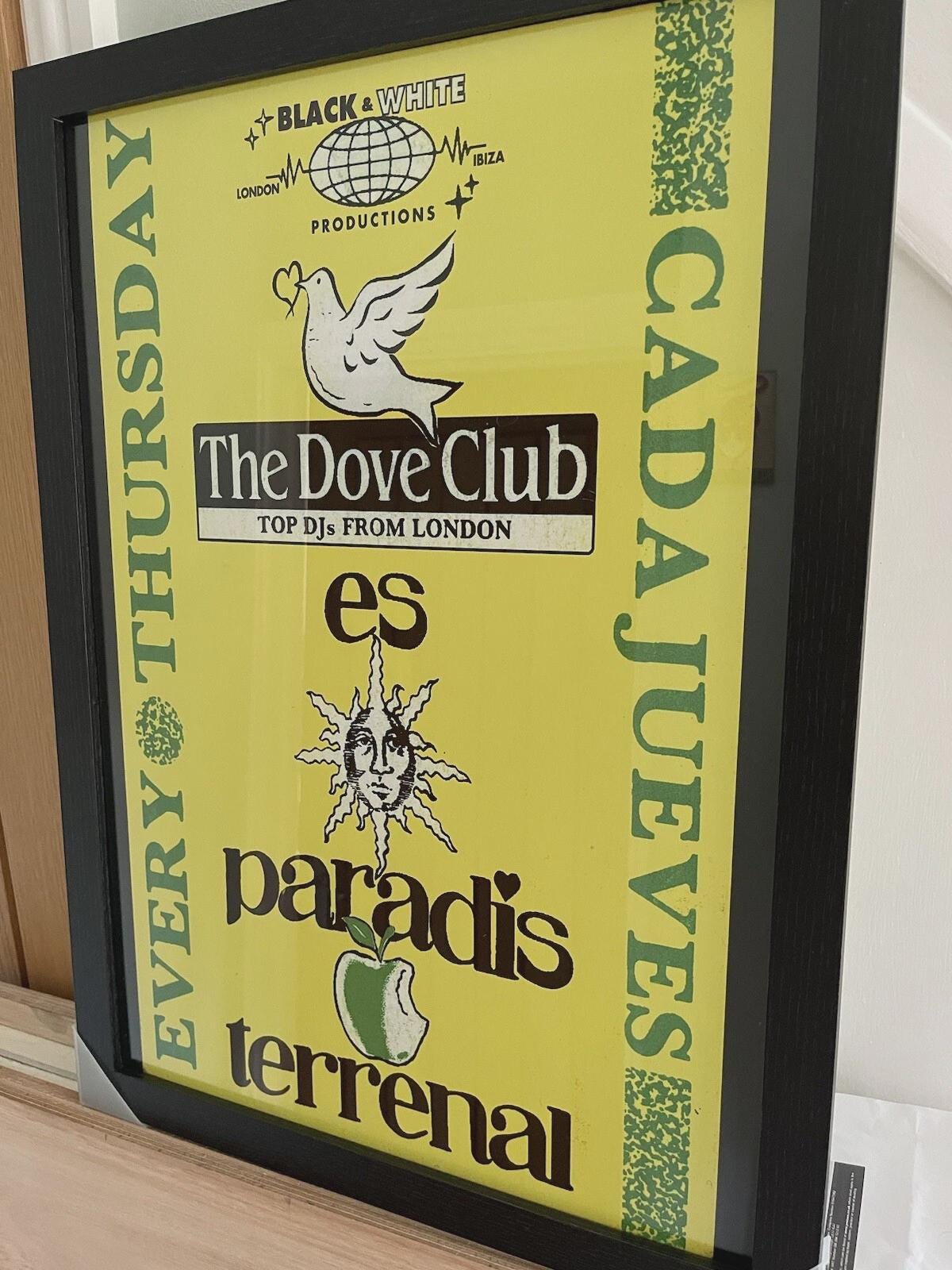Es Paradis Love Dove Club 1992 イビサ シーズン フライヤー/ポスター