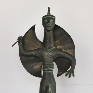 Warrior Figurine - possibly Achilles - Karditsa, Greece - 700 BC - Ceramic Artifact