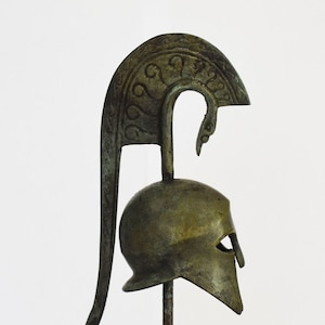 Ancient Greek Spartan Helmet - Corinthian Type - Warrior - Classic Period - Museum Replica - Bronze