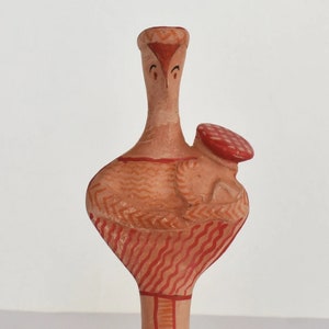Child‐Nurturer - Kourotrophos - Independent Goddess Connected with Fertility and Child Care - Athens Museum - Replika - Ceramic Artifact