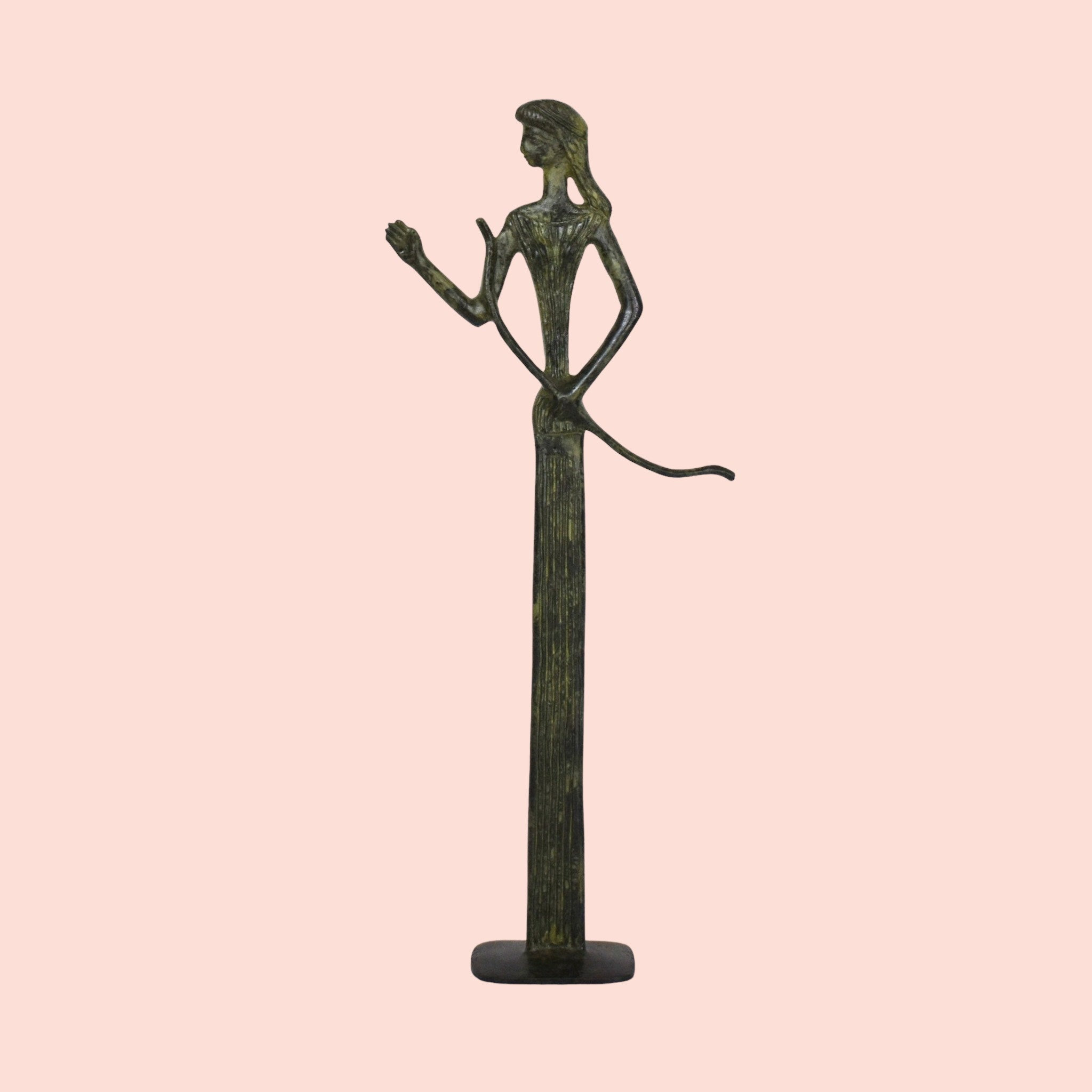 Artemis Diana - Goddess of the Hunt and the Moon - One of the most respected of all the ancient Greek Deities - Bronze