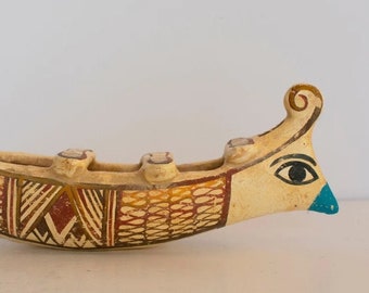 Terracotta model of a boat - Cyprus, 700 BC - Museum Replika - Ceramic Artifact