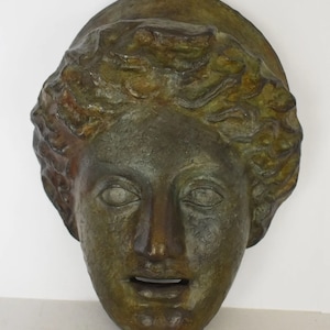 Antigone Mask - An Athenian tragedy written by Sophocles in 441 BC and first performed at Dionysus Festival of the same year - Casting Stone