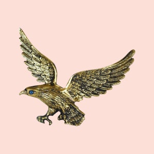 Golden Eagle of  Greek God Zeus - Personal Messenger and Animal Companion of the Twelve Olympians King - Wall Decoration - Bronze
