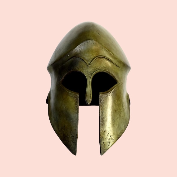 古代ギリシャのスパルタのヘルメット - コリント式 - 戦士