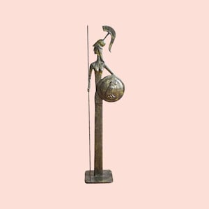 Athena Minerva - Goddess of Wisdom, Warfare, Handicraft, Courage, Inspiration, Civilization, Strength, Strategy, Arts, Skill.  - Bronze