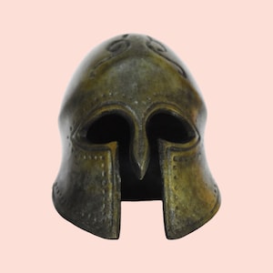Ancient Greek Spartan Helmet - Corinthian Type - Warrior - Classic Period - Museum Replica - Bronze