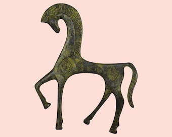 Ancient Greek Horse - Symbol of Determination, Endurance, Valor, Freedom, Travel, Beauty, Majesty and Spirit - Bronze