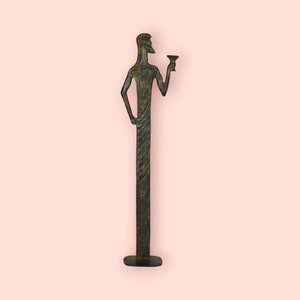 Dionysus Bacchus  - The ancient Greek god of wine, vegetation, pleasure, festivity, madness and wild frenzy - Bronze
