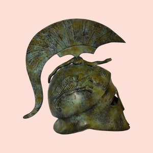 Ancient Greek Spartan Helmet - Corinthian Type - Warrior - Classic Period - Museum Replica - Bronze