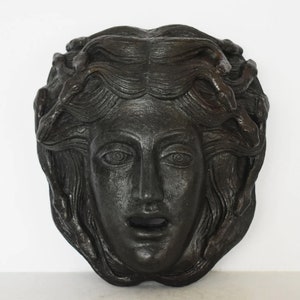 Medusa Mask - The most famous of the monster figures known as Gorgons - Snake-Haired - Killed by Perseus - Casting Stone