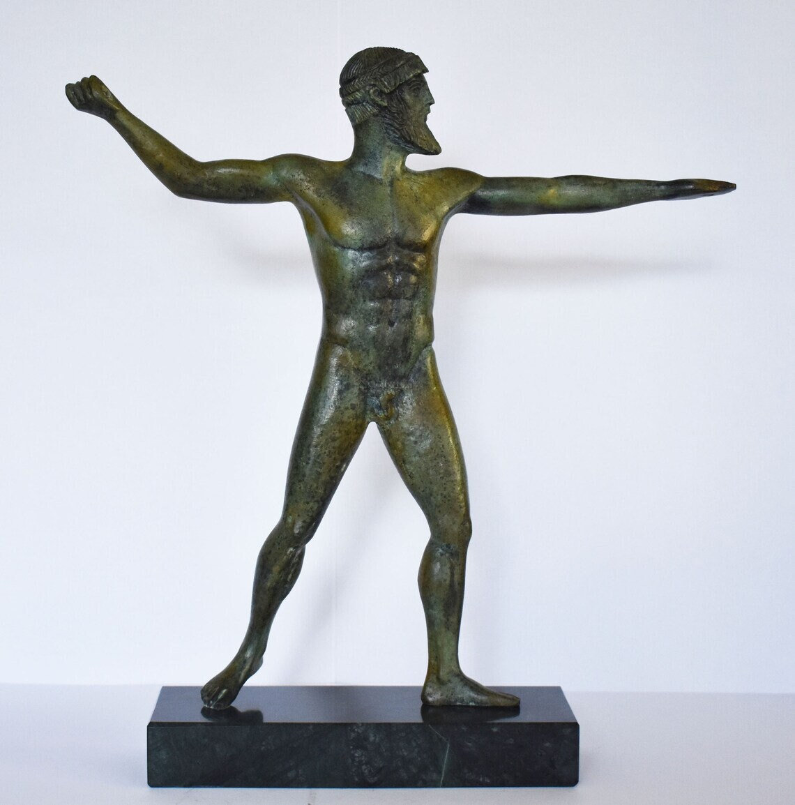 Poseidon or Zeus of Cape Artemision - About 460 BC - Athens National Museum - Replica - Bronze