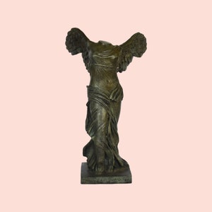 Nike Victoria - Winged Goddess of Victory, Strength and Speed - Hovering with Outspread Wings over the Victor in a Competition - Bronze
