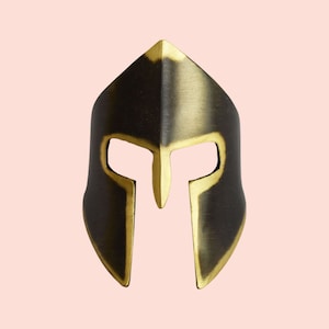 King Leonidas Mask - The legendary Battle of the 300 Spartans at Thermopylae - Bronze