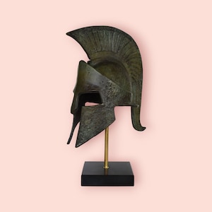King Leonidas Helmet - The legendary Battle of the 300 Spartans at Thermopylae - Bronze