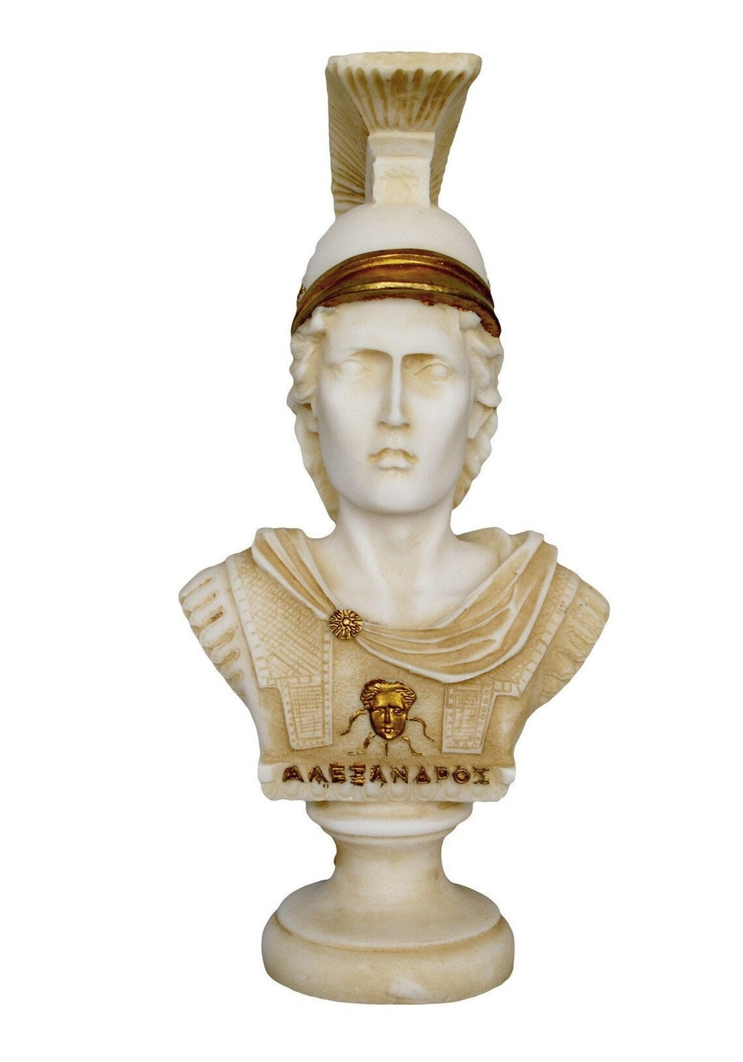 Alexander the Great Bust Ancient Macedonian Ruler Who Established the Largest Empire of the