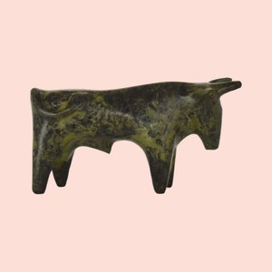 Minoan Bull - Connection to the Earth’s Primordial Energies - Symbol of Solar Power, Determination, Strength,Virility - Bronze