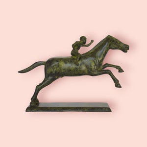 Jockey of Artemision - Hellenistic bronze statue of a young boy riding a horse, dated to around 150–140 BC - Replica - Bronze