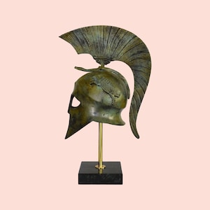 Ancient Greek Spartan Helmet - Corinthian Type - Warrior - Classic Period - Museum Replica - Bronze
