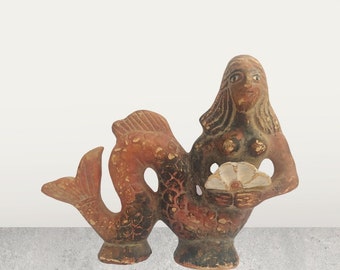 Siren - Humanlike Being with Alluring Voice - Homer's Odyssey - Museum Replika - Ceramic Artifact