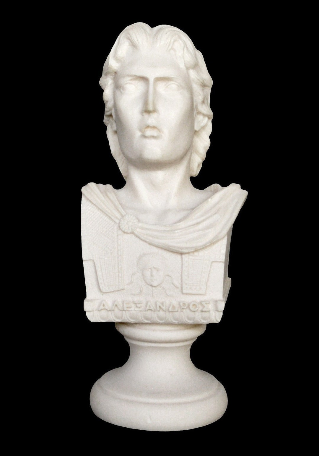 Alexander the Great Bust Ancient Macedonian Ruler Who Established the Largest Empire of the