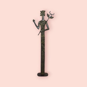Hermes Mercury - Ancient Greek God of Trade, Wealth, Luck, Fertility, Animal Husbandry, Sleep, Language, Thieves and Travel - Bronze