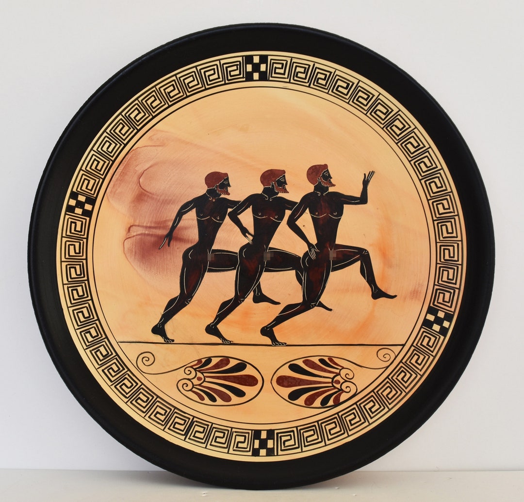 Coureurs Jeux Olympiques de La Grèce Antique De 776 Le  sport le plus ancien et le plus important Céramique Fait à la main en  Grèce